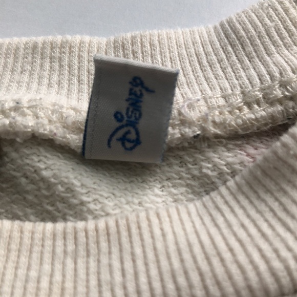 Junk Food X Disney Classic Mickey Mouse Ivory Tee Sweatshirt Unisex Girls 3T - Picture 4 of 7